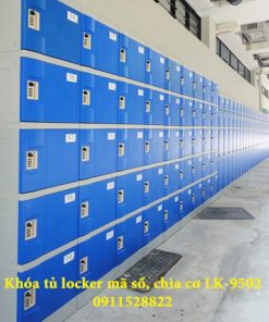Khóa tủ locker mã số, chìa cơ LK-9502
