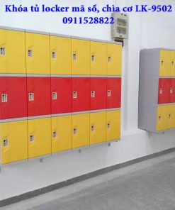 Khóa tủ locker mã số, chìa cơ LK-9502
