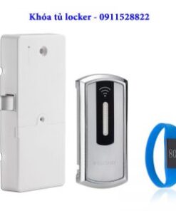 Khóa tủ locker thẻ từ LK-1207 mau bac