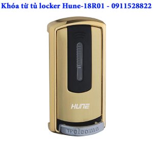 Khóa từ tủ đồ locker Hune - 18R01BP, Màu vàng