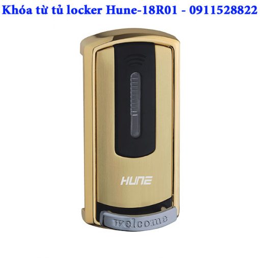 Khóa từ tủ đồ locker Hune - 18R01, Màu vàng