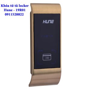 Khóa từ tủ locker Hune - 19AR01, Màu vàng