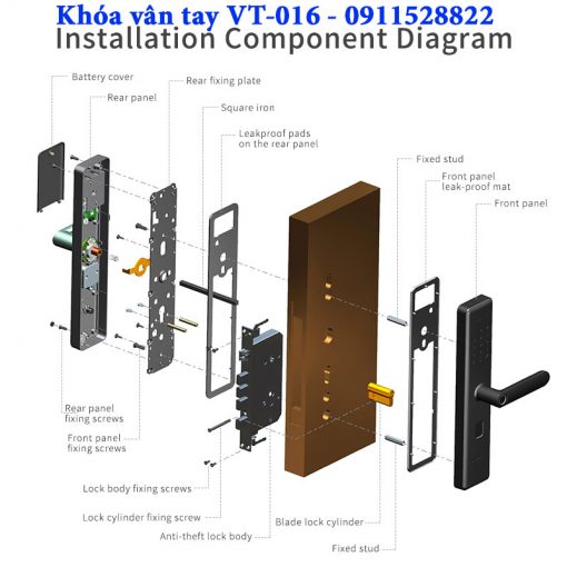 Khóa vân tay VT-016
