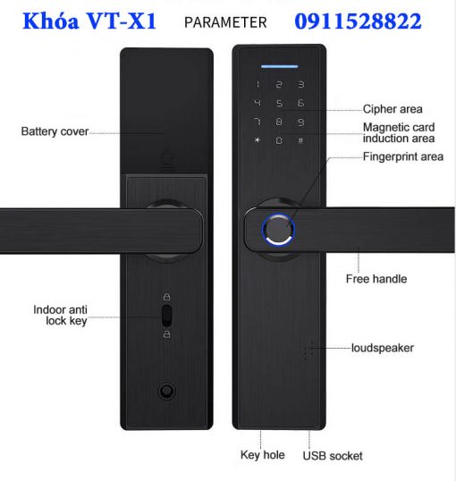 Khóa vân tay VT-X1