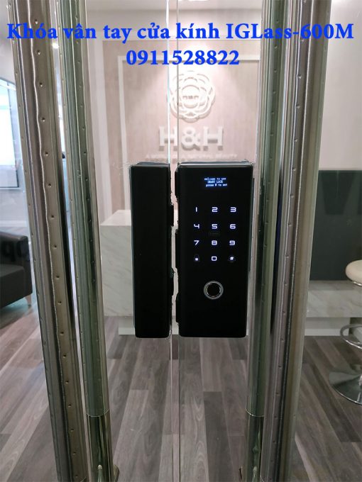 Khóa vân tay cửa kính IGlass-600M