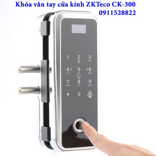 Khóa vân tay cửa kính ZKTeco CK-300