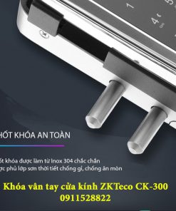 Khóa vân tay cửa kính ZKTeco CK-300