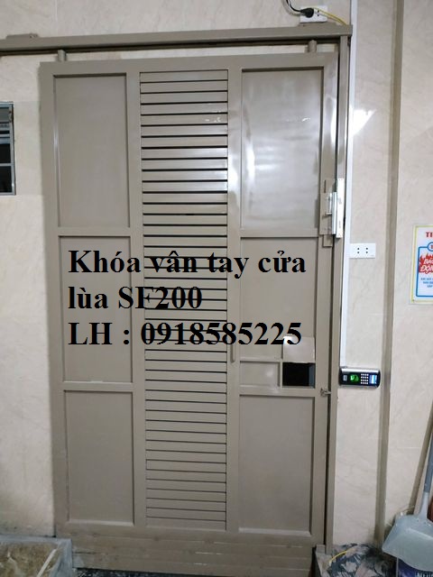 Khóa vân tay cổng sắt cửa lùa nhà trọ Ronald jack SF200 Khóa vân tay cổng sắt cửa lùa nhà trọ Ronald jack SF200