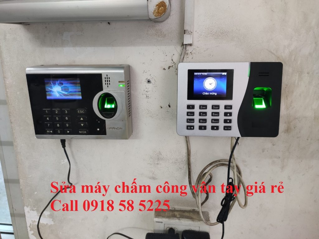 Sửa máy chấm công vân tay giá rẻ Call 0918 58 5225