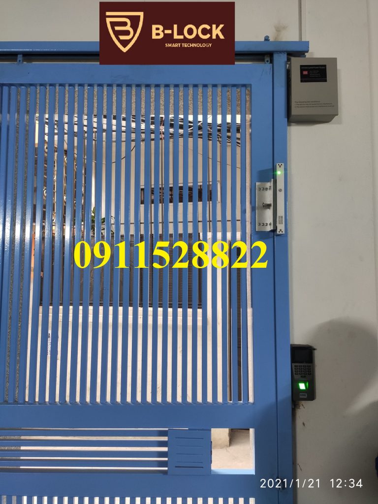 Lắp đặt thực tế kiểm soát vân tay nhà trọ F9S tại Hà Nội