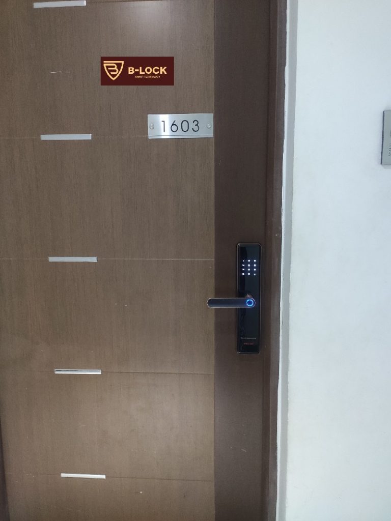 Lắp Khóa Cửa Vân Tay Cho Cửa Gỗ