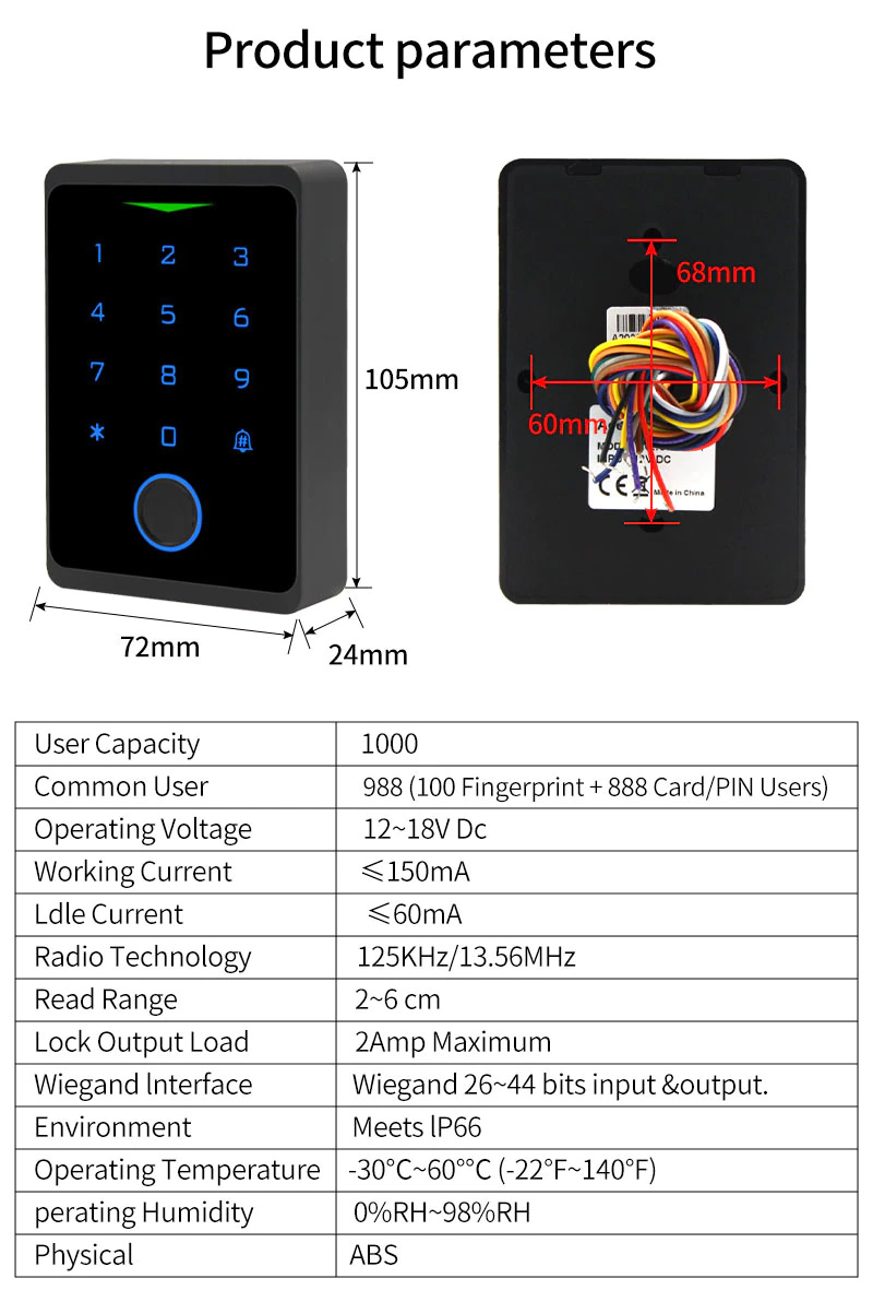Khóa vân tay quản lý qua app điện thoại cho nhà trọ chung cư mini