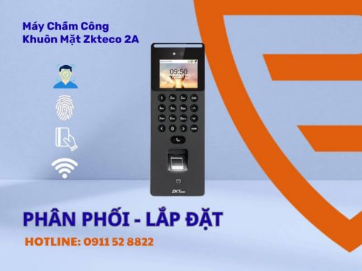 Máy chấm công khuôn mặt ZKTeco SenseFace 2A