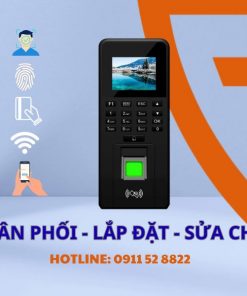 Lắp khóa vân tay cửa sắt cửa cổng nhà trọ Ronald Jack SF200Pro