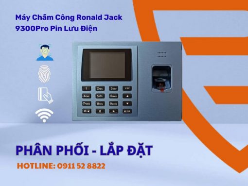 Máy chấm công có pin lưu điện Ronald Jack 9300Pro