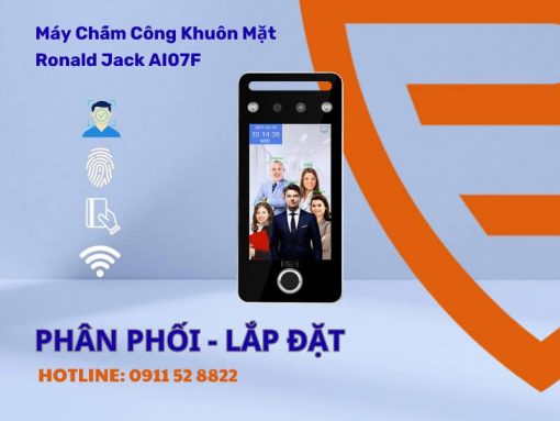 Máy chấm công khuôn mặt Ronald Jack AI07F