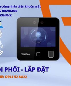 Máy Chấm Công Nhận Diện Khuôn Mặt Và Vân Tay HIKVISION DS-K1T343MFWX
