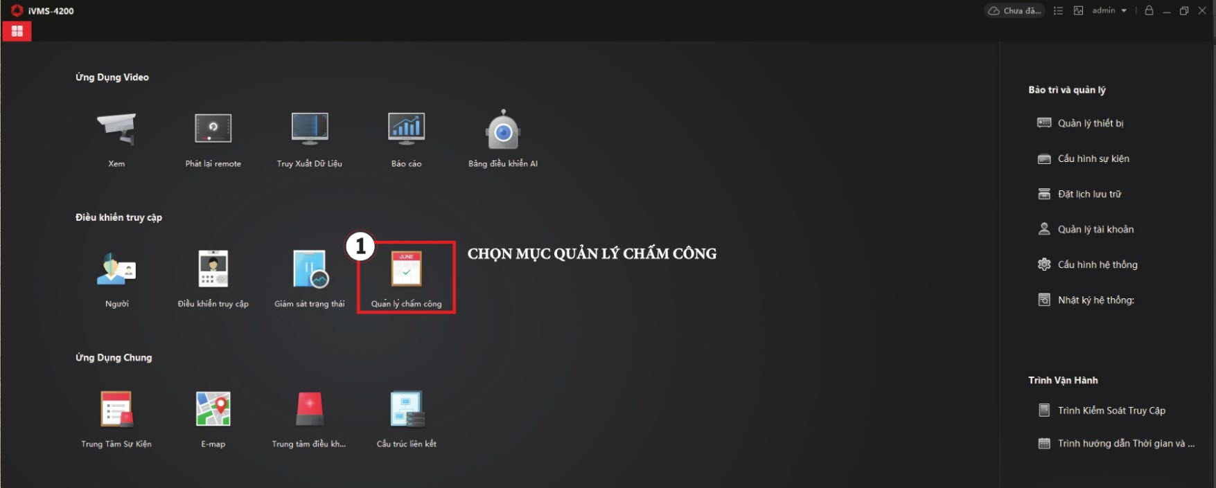 Không tạo được báo cáo chấm công phần mềm chấm công hikvision ivms-4200