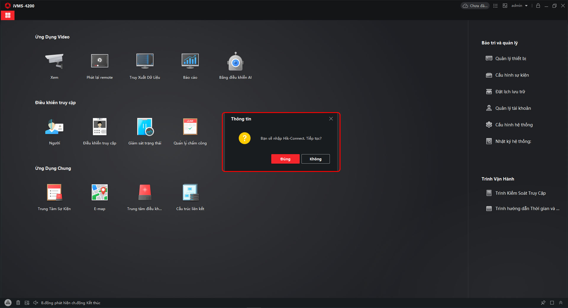 Không đồng bộ vân tay khuôn mặt lên thiết bị ivms-4200
